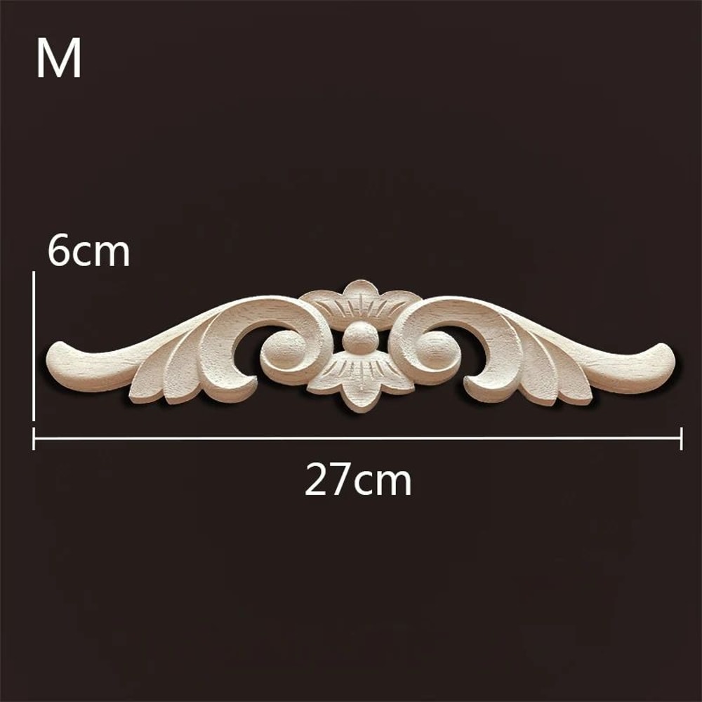 Antique Wood Carved Appliques Onlays Decorative Moulding Wall Furniture Accents 27