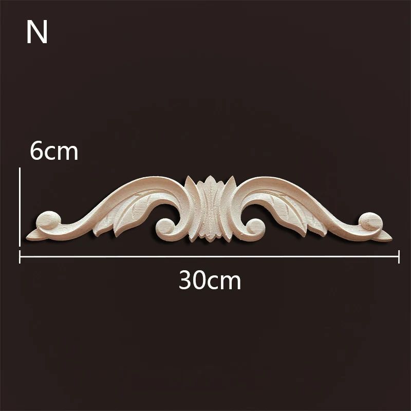 Antique Wood Carved Appliques Onlays Decorative Moulding Wall Furniture Accents 29