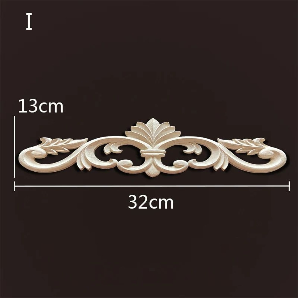 Antique Wood Carved Appliques Onlays Decorative Moulding Wall Furniture Accents 21
