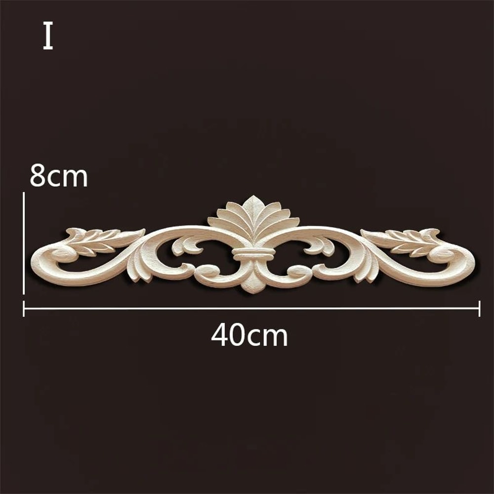Antique Wood Carved Appliques Onlays Decorative Moulding Wall Furniture Accents 22