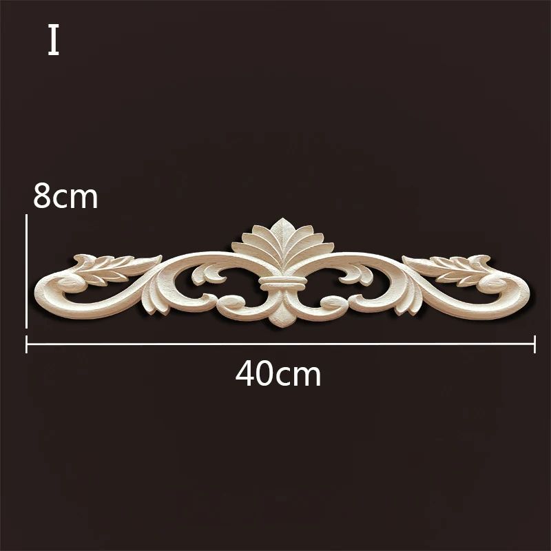 Antique Wood Carved Appliques Onlays Decorative Moulding Wall Furniture Accents 22