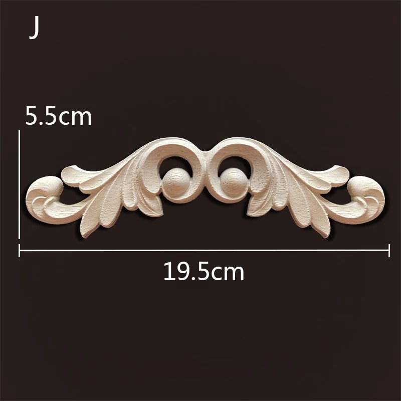 Antique Wood Carved Appliques Onlays Decorative Moulding Wall Furniture Accents 23