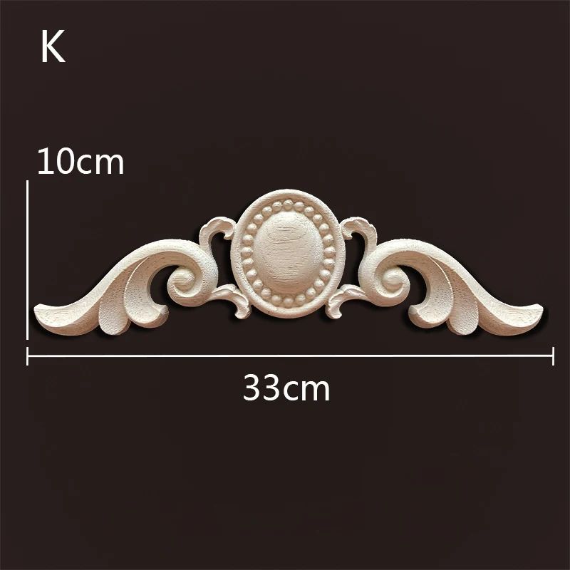 Antique Wood Carved Appliques Onlays Decorative Moulding Wall Furniture Accents 25
