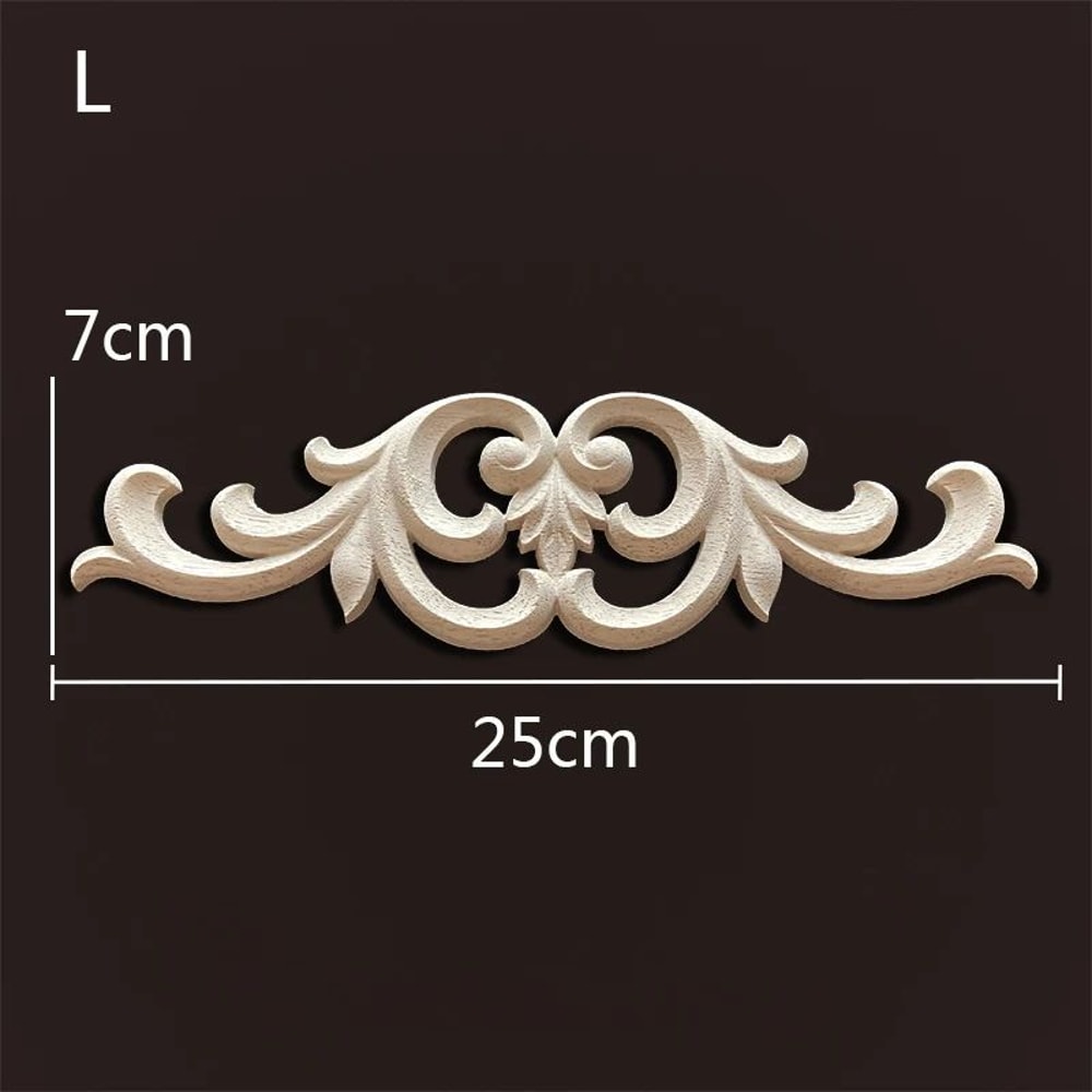 Antique Wood Carved Appliques Onlays Decorative Moulding Wall Furniture Accents 26