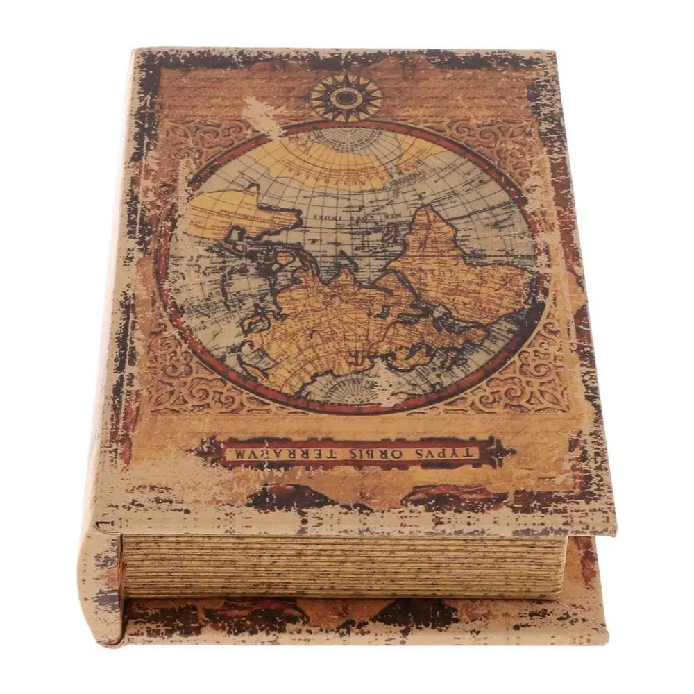 Vintage Faux Book Storage Box Decorative Hidden Organizer For Jewelry Keys Home Decor 0