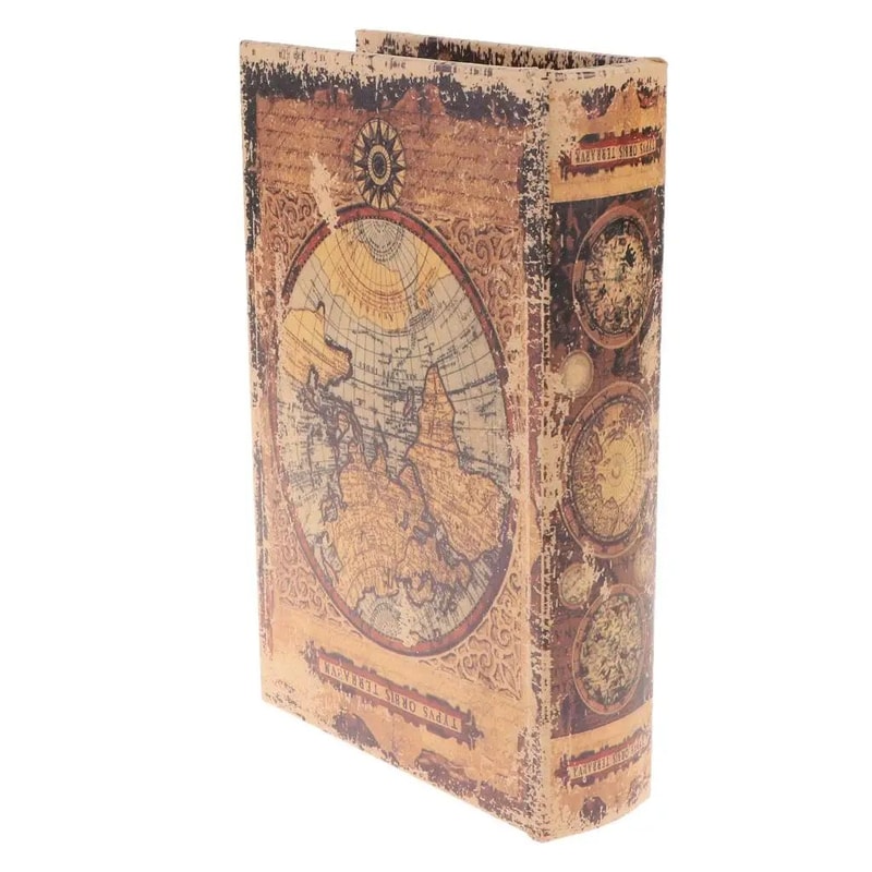 Vintage Faux Book Storage Box Decorative Hidden Organizer For Jewelry Keys Home Decor 1