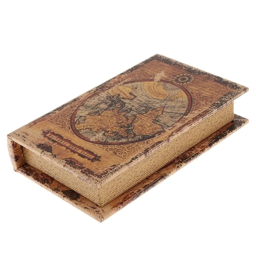 Vintage Faux Book Storage Box Decorative Hidden Organizer For Jewelry Keys Home Decor 2