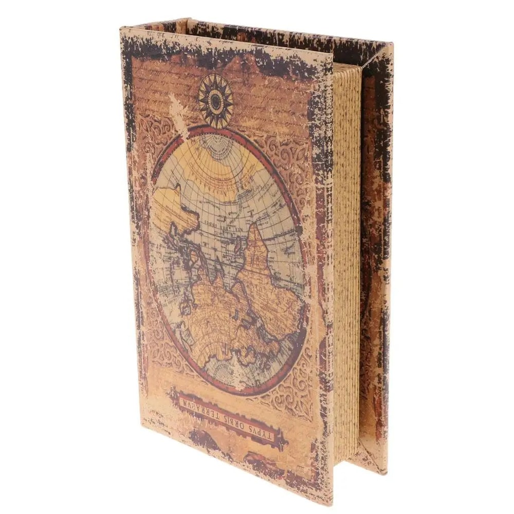 Vintage Faux Book Storage Box Decorative Hidden Organizer For Jewelry Keys Home Decor 6