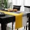 Abstract Geometric Linen Table Runner Modern Grey White Farmhouse Table Decor For Kitchen Dining 1