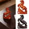 Rosewood Feng Shui Horse Statue Lucky Zodiac Wealth Decor For Home Office Desk 3