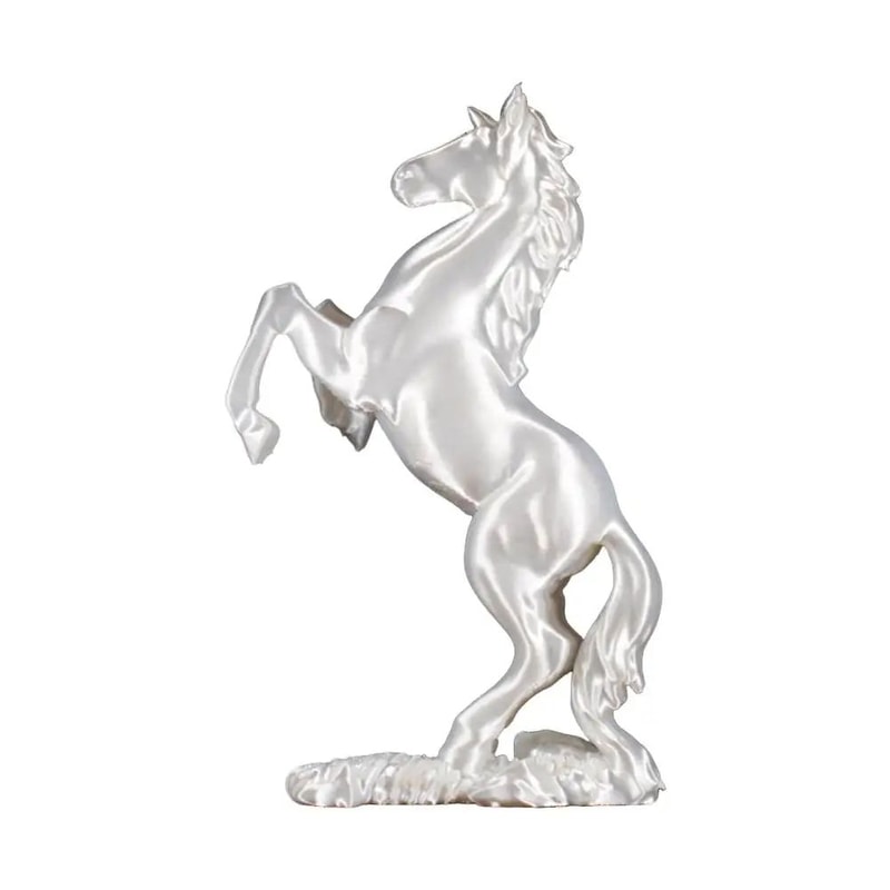 Rosewood Feng Shui Horse Statue Lucky Zodiac Wealth Decor For Home Office Desk 8