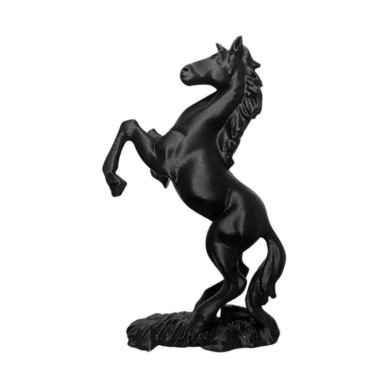 Rosewood Feng Shui Horse Statue Lucky Zodiac Wealth Decor For Home Office Desk 6