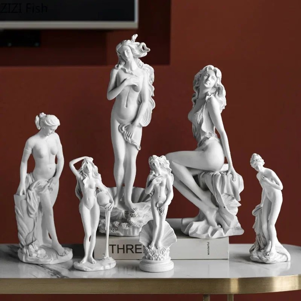 Venus Goddess Resin Statue Mythological Desk Sculpture Aesthetic Room Decor 3