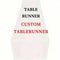 Personalized Linen Table Runner Custom Printed Wedding Holiday Dining Decor 5