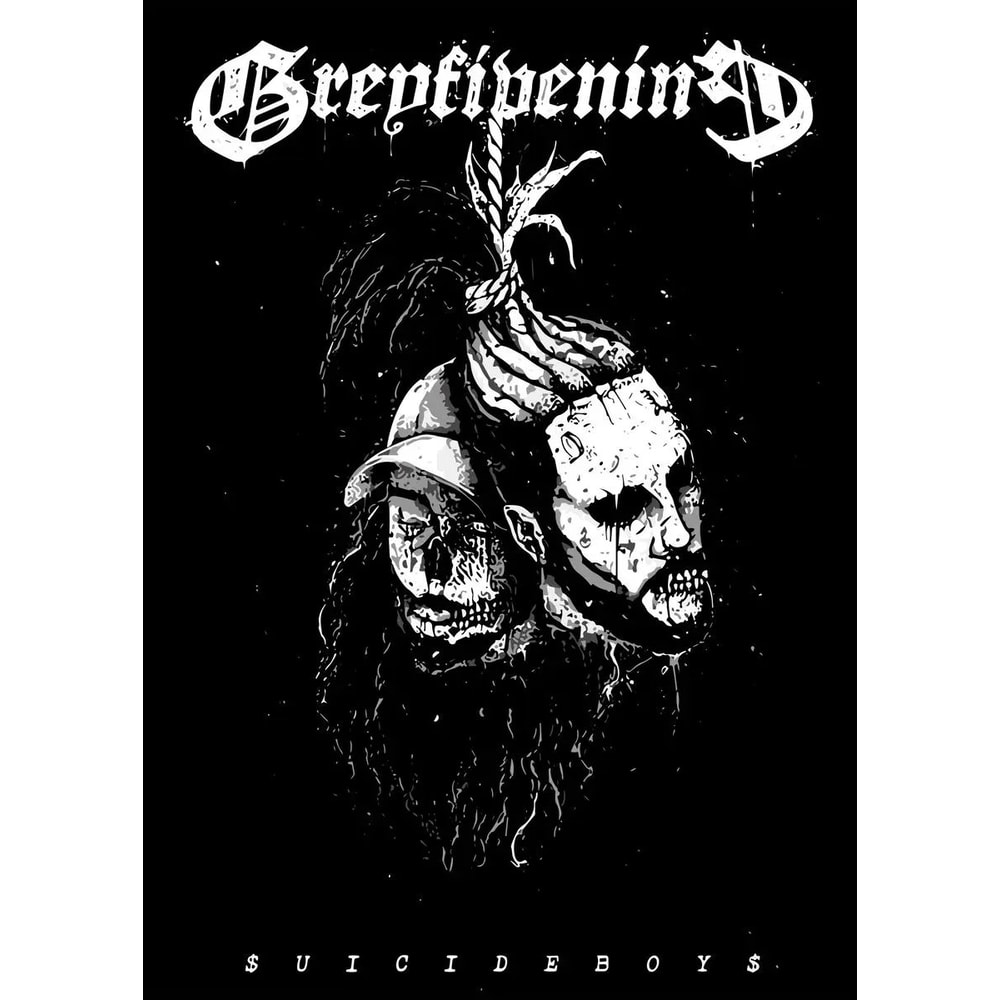Suicideboys Vintage Canvas Poster Hip Hop Rap Album Wall Art Decor 10