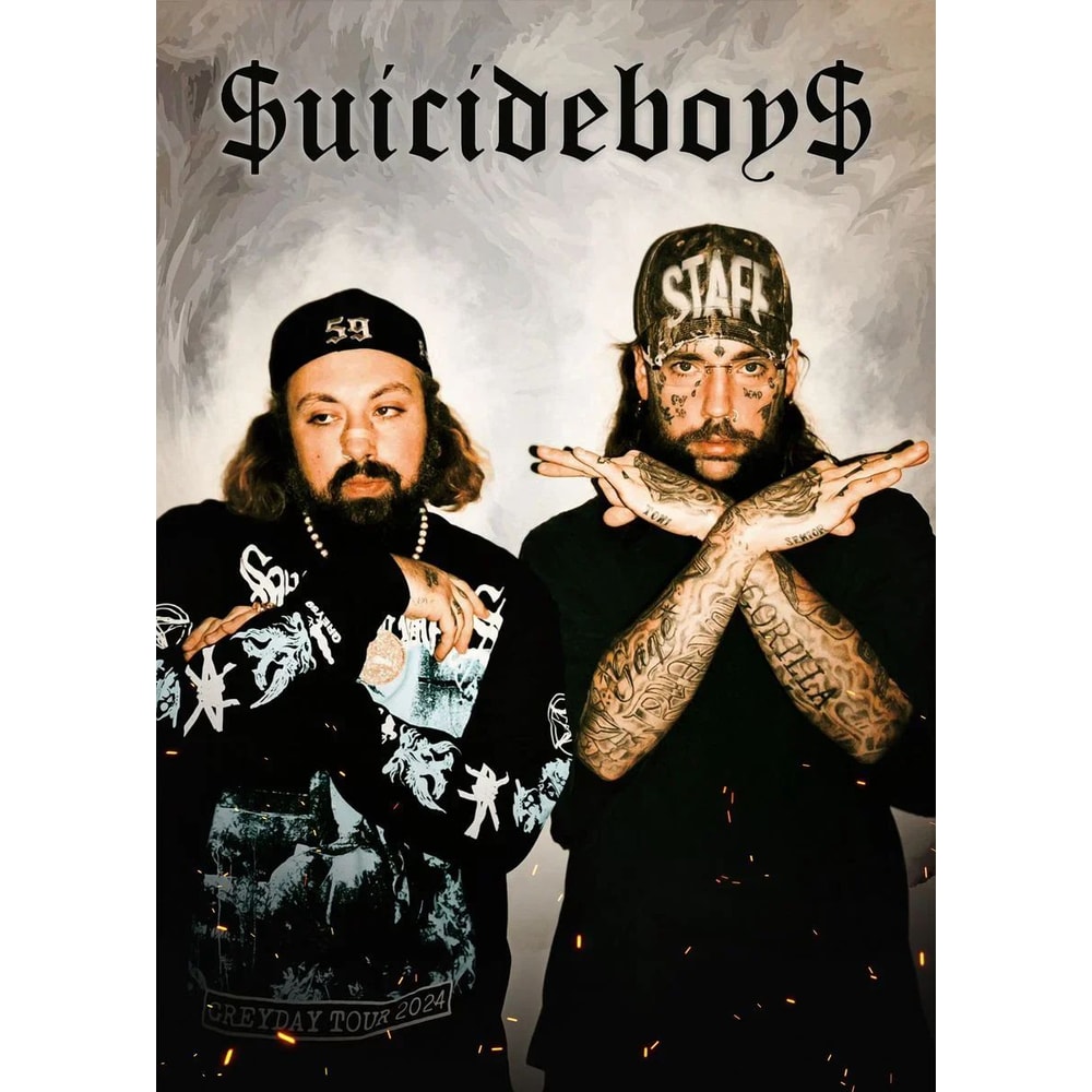 Suicideboys Vintage Canvas Poster Hip Hop Rap Album Wall Art Decor 20