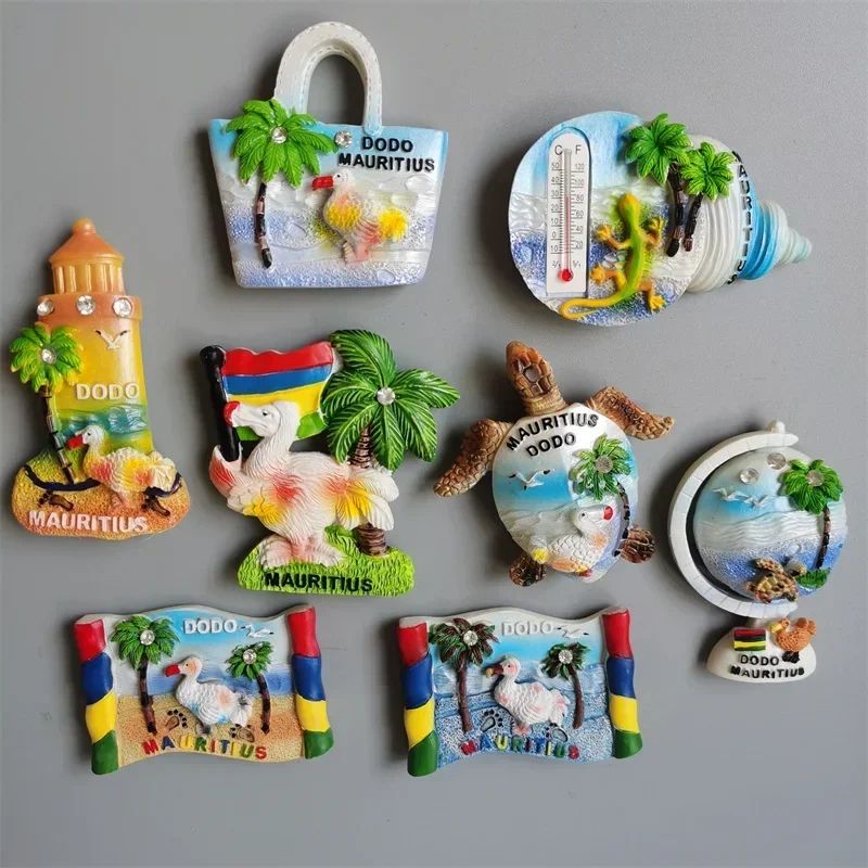 Mauritius Dodo Fridge Magnet Travel Souvenir Decorative Magnetic Sticker 0