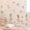 Watercolor Unicorn Fairy Wall Stickers Rainbow Animal Decals For Kids Nursery Room Decor 0