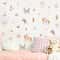 Watercolor Unicorn Fairy Wall Stickers Rainbow Animal Decals For Kids Nursery Room Decor 1