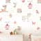 Watercolor Unicorn Fairy Wall Stickers Rainbow Animal Decals For Kids Nursery Room Decor 3