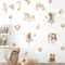 Watercolor Unicorn Fairy Wall Stickers Rainbow Animal Decals For Kids Nursery Room Decor 4