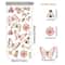 Watercolor Unicorn Fairy Wall Stickers Rainbow Animal Decals For Kids Nursery Room Decor 8