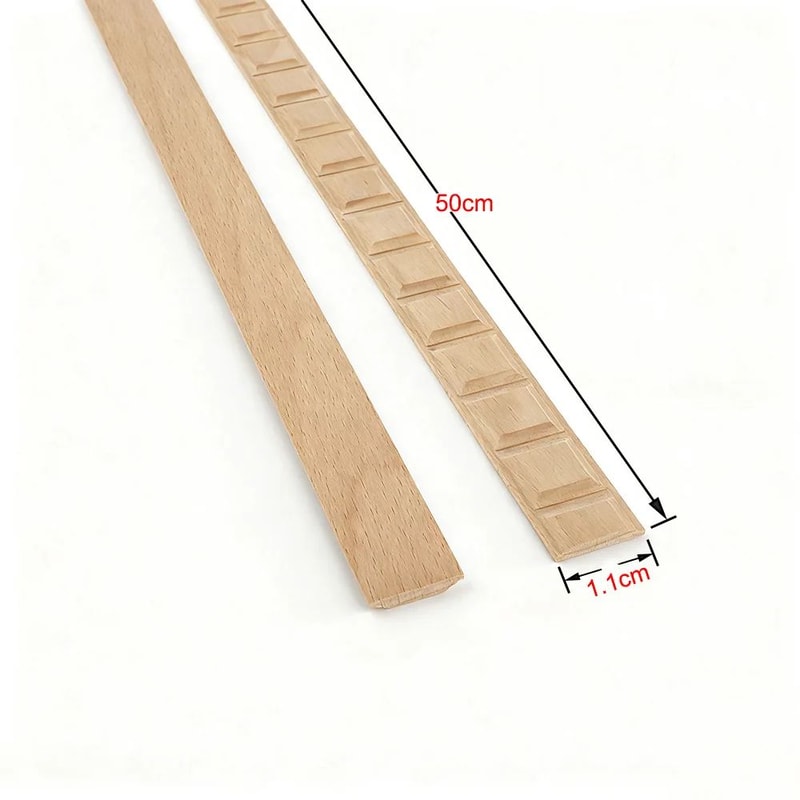HandCarved Wooden Applique Onlay Decorative Furniture Trim Wood Figurine Accent 6