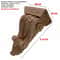 RUNBAZEF Oak Wood Carved Applique European Vintage Floral Furniture Decor 6