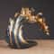 Golden Herd Of Horses Resin Sculpture Luxury Office Home Desk Decor 2