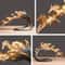 Golden Herd Of Horses Resin Sculpture Luxury Office Home Desk Decor 4