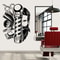 Vintage Barber Shop Wall Sticker Haircut Scissors Comb Vinyl Decal For Salon Door Window Decor 1