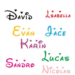 personalized kids name wall sticker – custom nursery vinyl decal room decor
