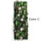 Artificial Rose Grass Wall Panel 16x47in Floral Lawn Decor With Straw Mat Backing 7