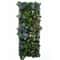 Artificial Rose Grass Wall Panel 16x47in Floral Lawn Decor With Straw Mat Backing 9