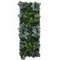 Artificial Rose Grass Wall Panel 16x47in Floral Lawn Decor With Straw Mat Backing 18