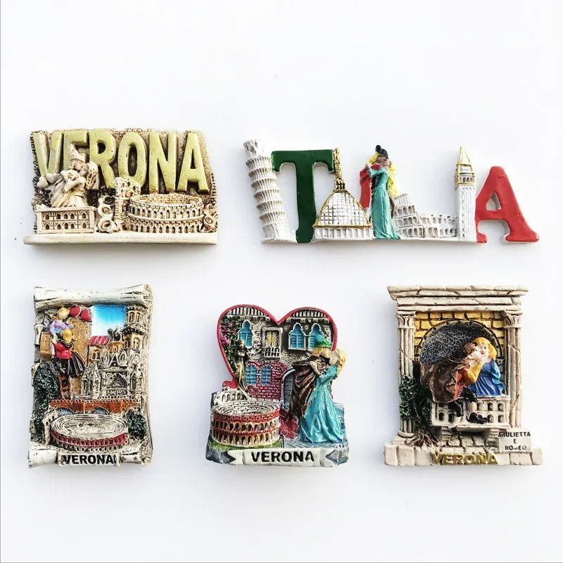 Verona Italy Souvenir Fridge Magnet Ancient City Travel Commemorative Decor 0