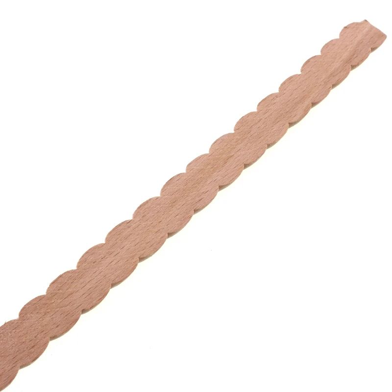 RUNBAZEF Carved Wood Twist Line Decor Decorative Indoor Door Furniture Accent 4