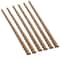 RUNBAZEF Carved Wood Twist Line Decor Decorative Indoor Door Furniture Accent 0