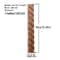 RUNBAZEF Carved Wood Twist Line Decor Decorative Indoor Door Furniture Accent 18
