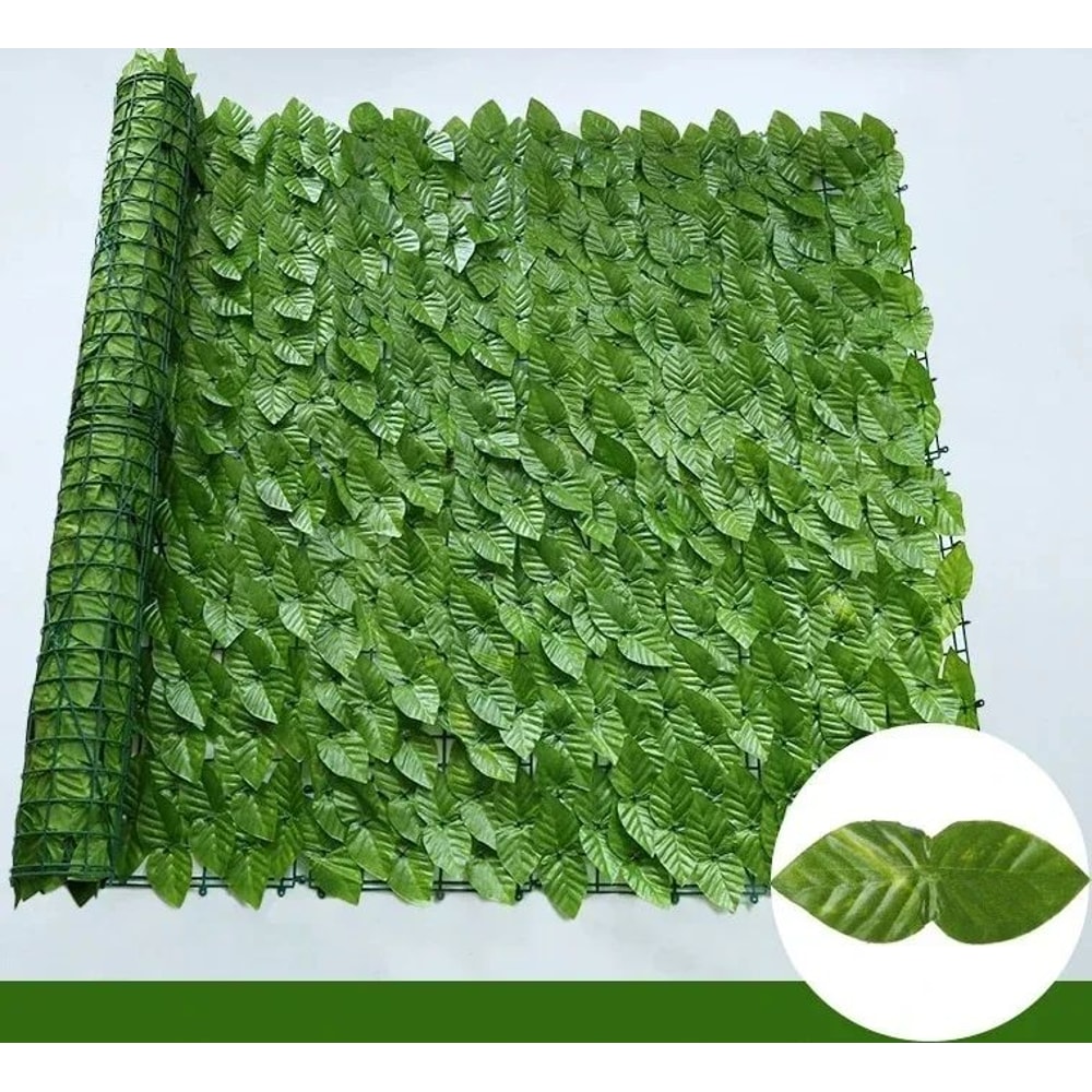 Artificial Ivy Leaf Fence Privacy Screen Expandable Garden Hedge Panel For Balcony Outdoor Decor 7
