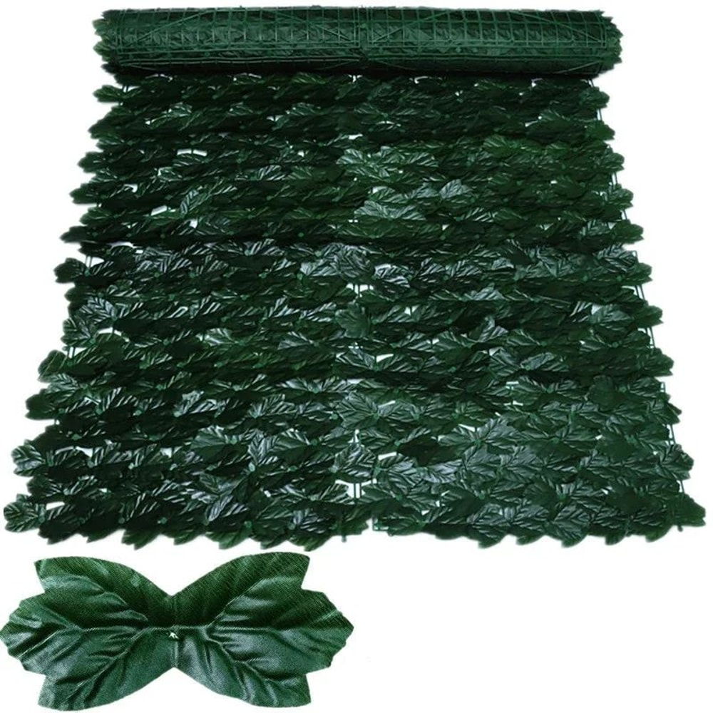 Artificial Ivy Leaf Fence Privacy Screen Expandable Garden Hedge Panel For Balcony Outdoor Decor 9