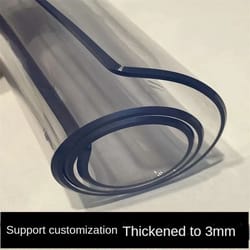 clear pvc table protector – waterproof heat-resistant soft glass table cover pad