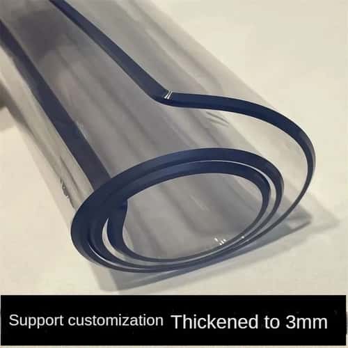 Clear PVC Table Protector – Waterproof Heat-Resistant Soft Glass Table Cover Pad