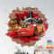 3D Lightning McQueen Wall Stickers Cartoon Cars Kids Room Decor Decals 1