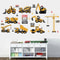 3D Lightning McQueen Wall Stickers Cartoon Cars Kids Room Decor Decals 0