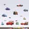 3D Lightning McQueen Wall Stickers Cartoon Cars Kids Room Decor Decals 4