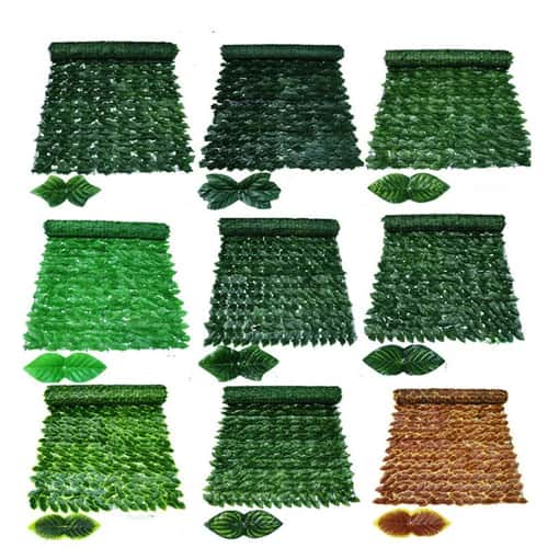 Artificial Ivy Privacy Fence Panel – Green Leaf Hedge for Garden & Balcony Decor