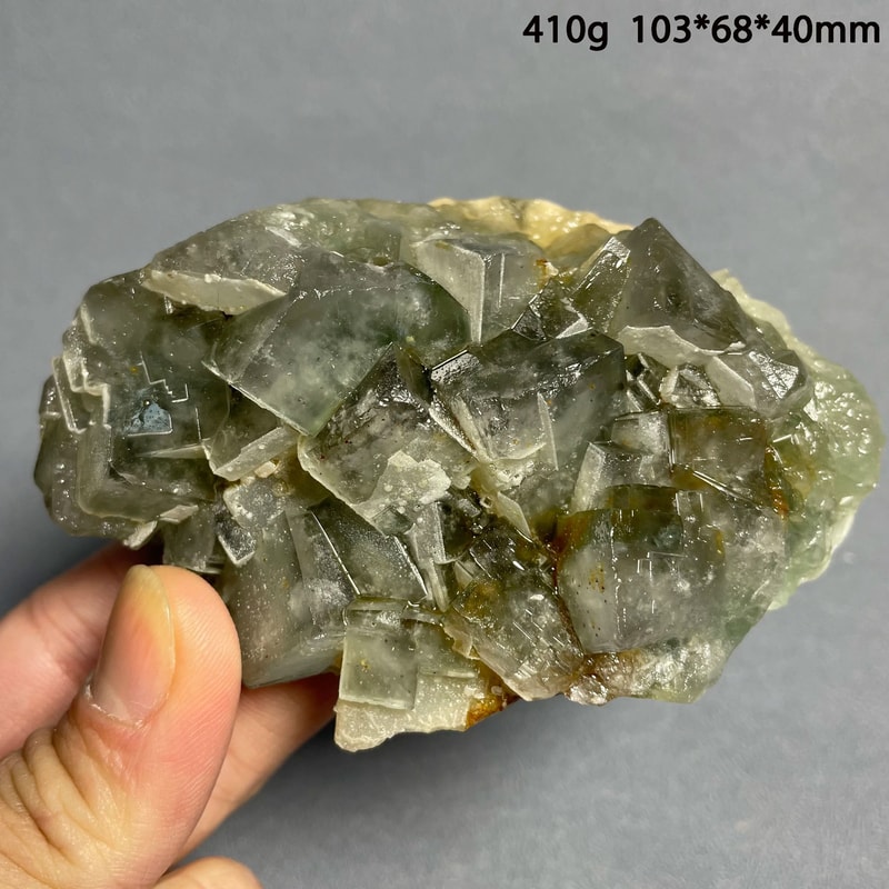 Madagascar Green Fluorite Crystal Cluster Natural Healing Stone Home Decor 4