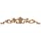 Unpainted Wood Carving Corner Applique Retro Furniture Trim Frame Decor 3