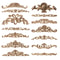 Unpainted Wood Carving Corner Applique Retro Furniture Trim Frame Decor 0